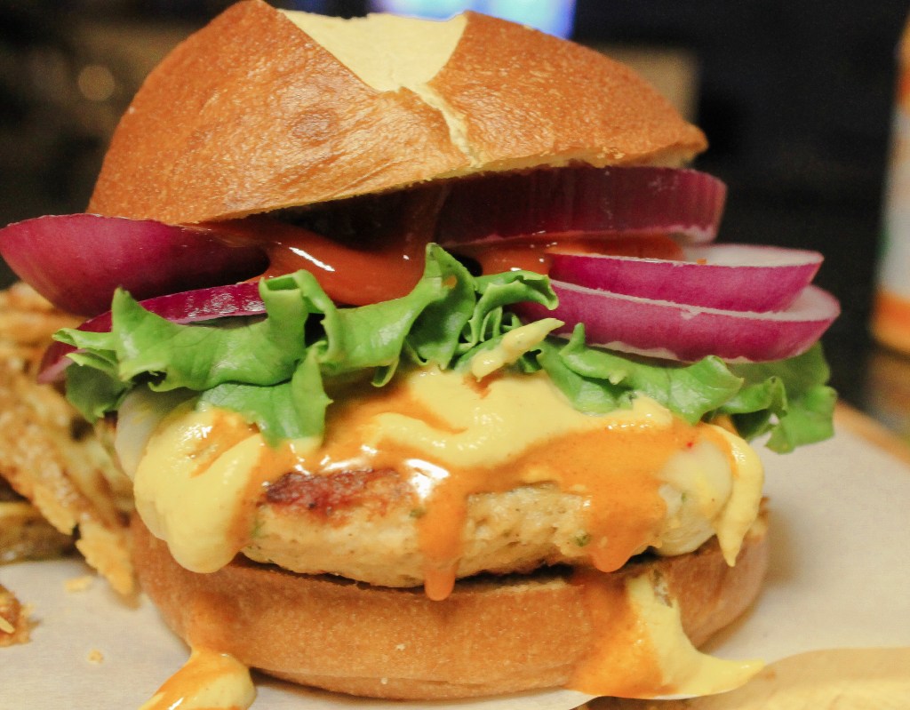 Buffalo Chicken Burgers